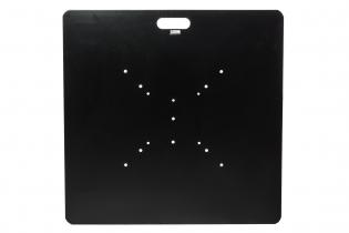 Bodenplatte für Traversenelemente, 80 x 80cm, schwarz